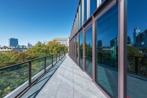 View from Fifth Floor terrace off DSHDA's The Hickman