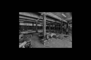 exposed concrete encased steel columns