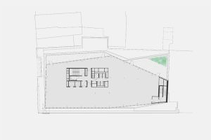 Sixth floor plan of DSDHA's The Hickman