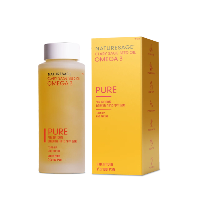 מרווה מרושתת PURE — שמן בבקבוק