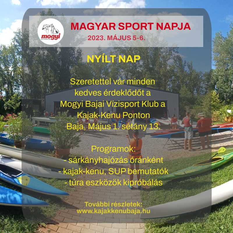 MAGYAR SPORT NAPJA - Nyílt nap