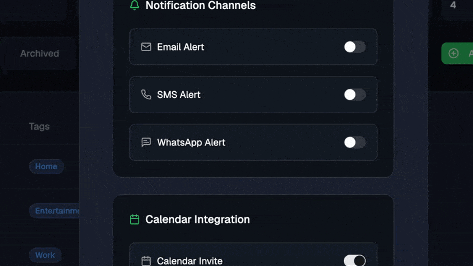 Feature demonstration