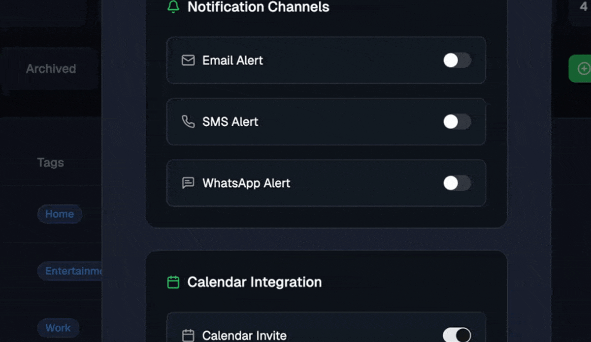 Feature demonstration