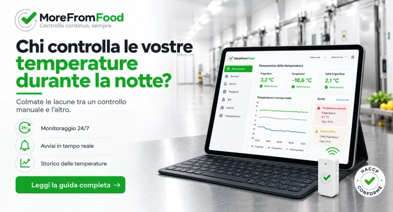 Monitoraggio Automatico della Temperatura per l'HACCP: Guida Completa