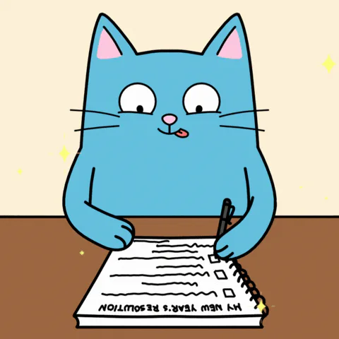 Animated reaction: Blue Cat Goals