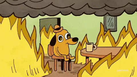Animated reaction: accompanying: Everyone is back to work and all kids are back to school. There is no way to avoid that
