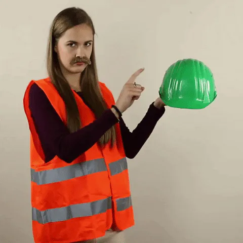 Animated reaction: Head Helmet