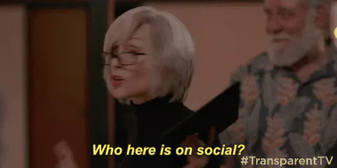 Who+Here+Is+On+Social+Season+3+GIF+by+Transparent.gif Animated reaction: Who Here Is On Social Season 3