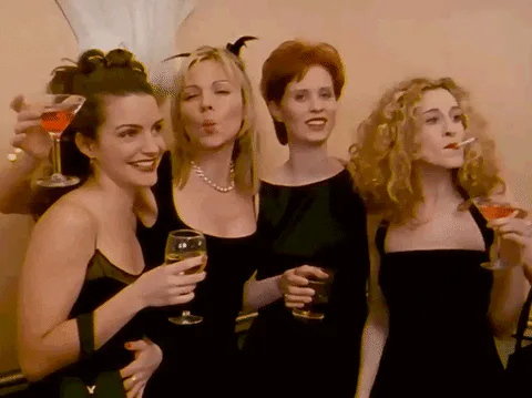 Sex+And+The+City+Friendship+GIF+by+Crave.gif Animated reaction: Sex And The City Friendship