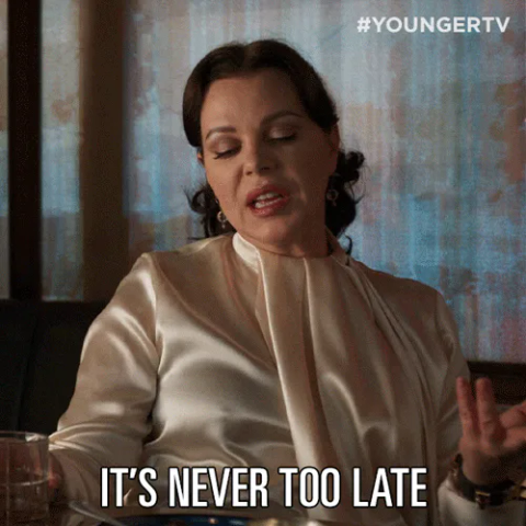 Debi+Mazar+Theres+Still+Time+GIF+by+YoungerTV.gif Animated reaction: Debi Mazar Theres Still Time