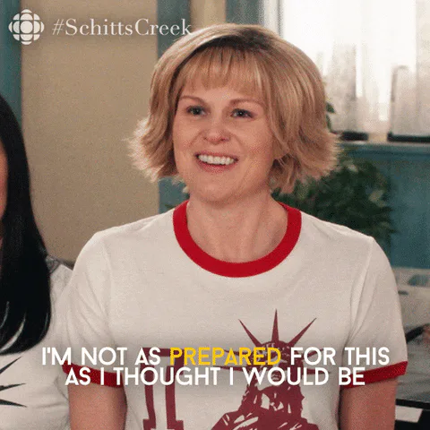 Animated reaction: Surprised Schitts Creek