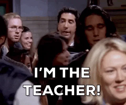 Animated reaction: Season 8 Teacher