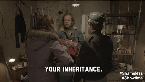 Animated reaction: Frank gallagher inheritance