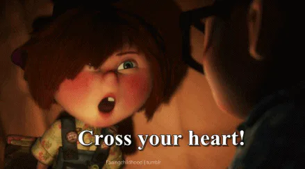 Animated reaction: Swear It