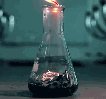 Animated reaction: Chemistry
