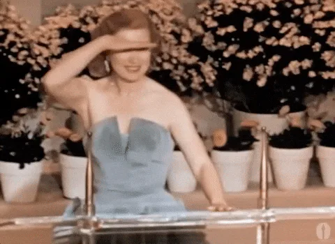 Animated reaction: Looking where are you