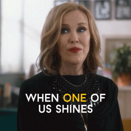 Shining+Schitts+Creek+GIF+by+CBC.gif Animated reaction: Shining Schitts Creek