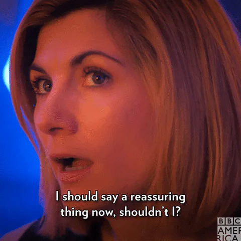 Animated reaction: Awkward Doctor Who
