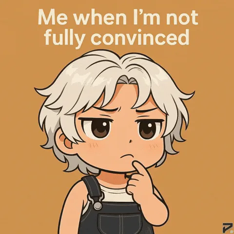 Side+Eye+Pondering+GIF+by+Persona.gif Animated reaction: Side Eye Pondering
