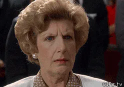 Animated reaction: Surprised Woman