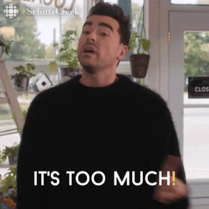 Make+It+Stop+Schitts+Creek+GIF+by+CBC.gif Animated reaction: Make It Stop Schitts Creek