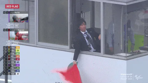 Animated reaction: Red Flag Japan