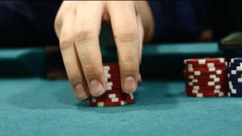 Animated reaction: Card Game Poker
