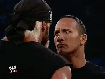 Animated reaction: Staring The Rock