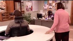Animated reaction: Parks And Rec Spinning