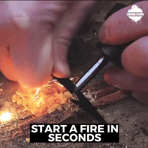 Fire+Steel+GIF+by+SURVIVAL+REVIVED.gif Animated reaction: Fire Steel