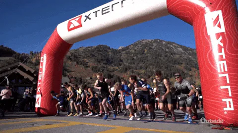 Animated reaction: Lets Go Running