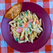 Sebzeli Kremalı Penne