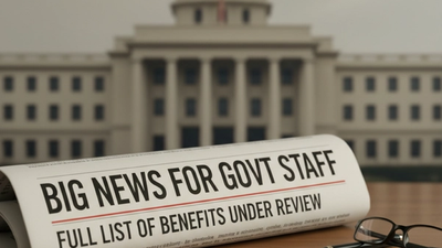 Big News for Govt Staff — Full List of Benefits Under Review