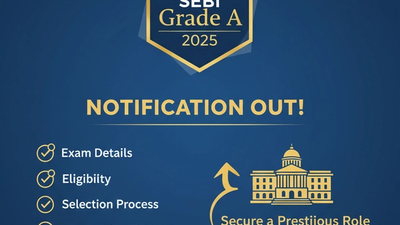SEBI Grade A Notification 2025 Job notification Out !!