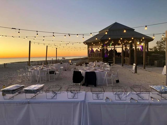 Wedding setup at lovers key park
