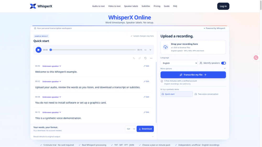 image of WhisperX image of WhisperX