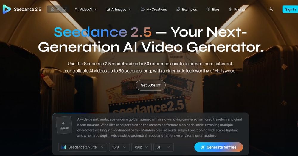 image of Seedance 2.5 AI Video Creator image of Seedance 2.5 AI Video Creator