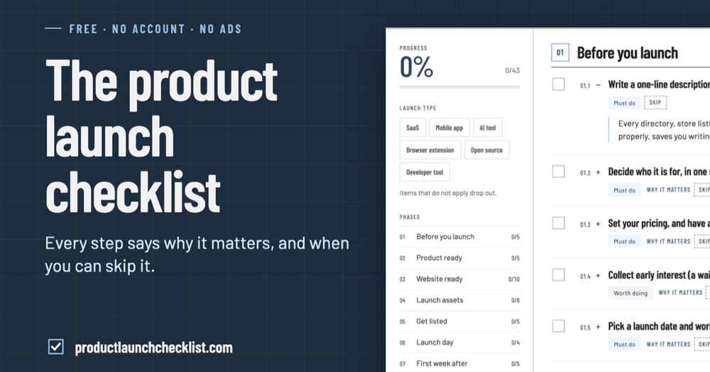 image of Product Launch Checklist image of Product Launch Checklist