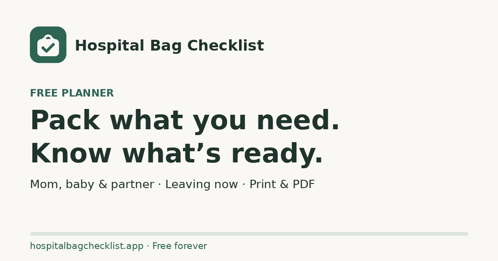 image of hospitalbagchecklist image of hospitalbagchecklist