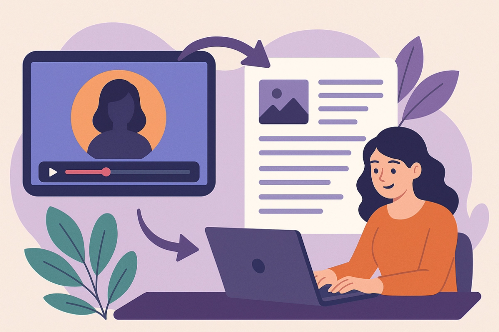 image of Video To Blog