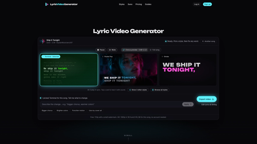 image of LyricVideoGenerator image of LyricVideoGenerator
