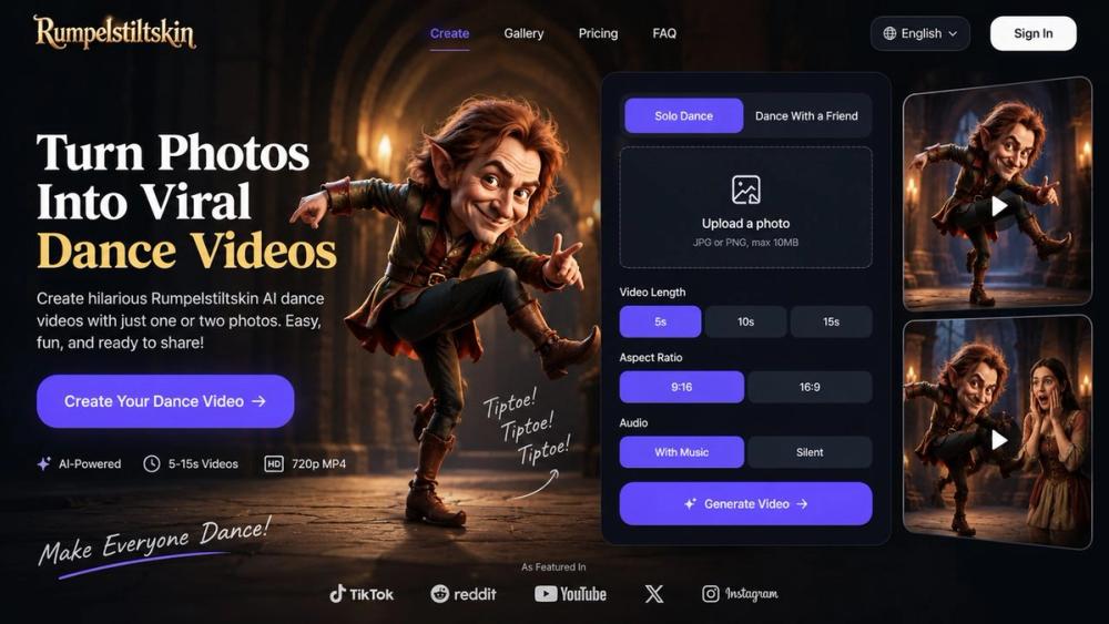 image of Rumpelstiltskin AI Video image of Rumpelstiltskin AI Video
