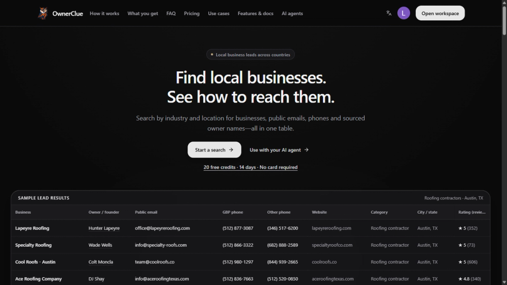 image of OwnerClue image of OwnerClue