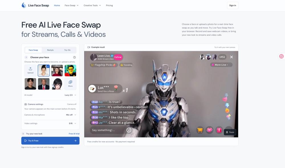 image of Live Face Swap image of Live Face Swap