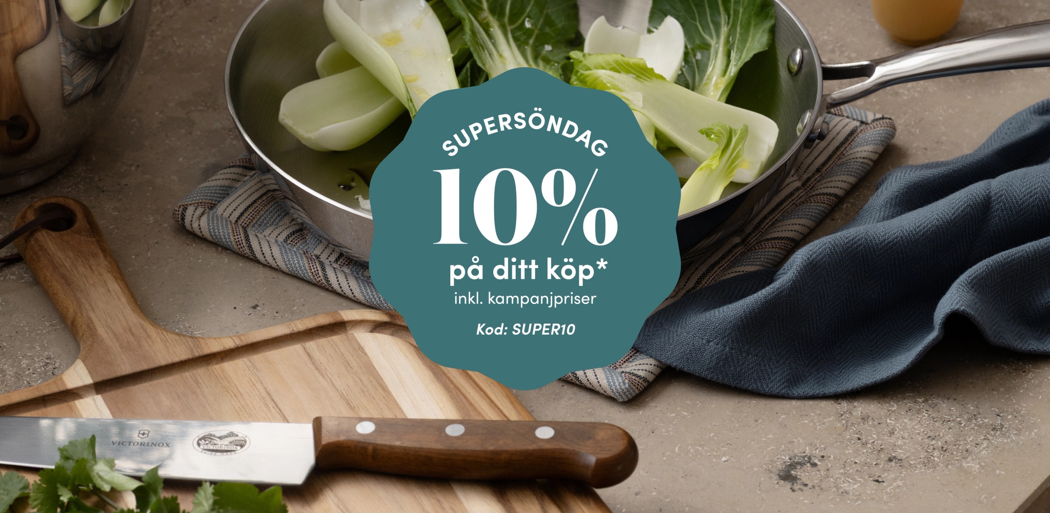 Supersöndag - 10% på ditt köp*