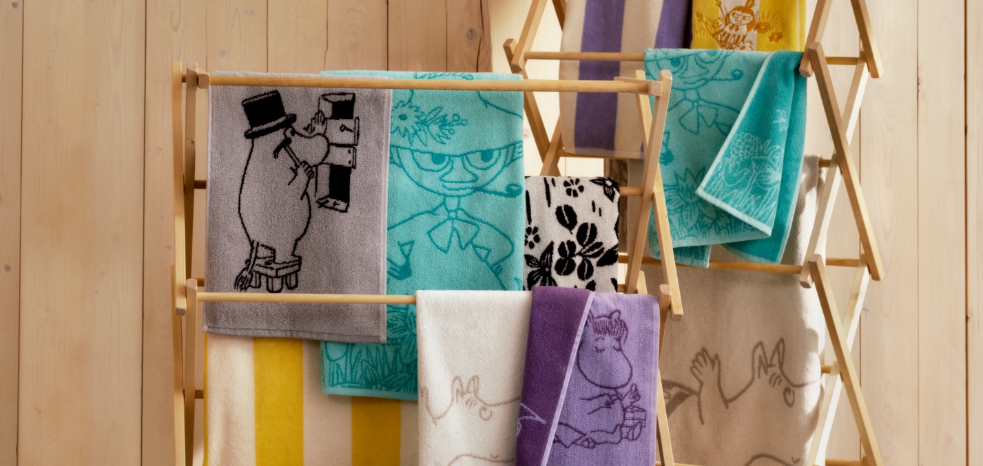 25% alennus Moomin Arabian tekstiileistä