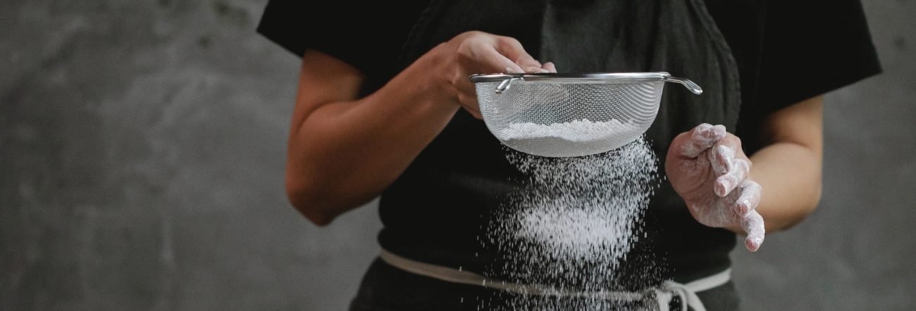 Dørslag, sil som sikter mel