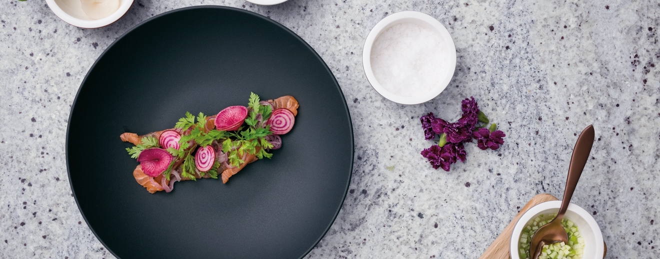 Villeroy & Boch Manufacture rock lautanen värissä musta