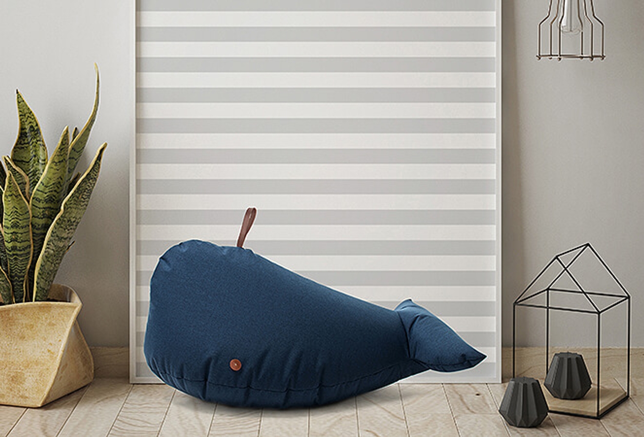 Sitting Bull blå val 