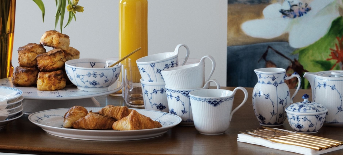 Sockerskål och tebjudan från Royal Copenhagen